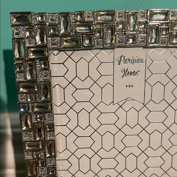 Parisian Works Silver Mosaic Photo Frame Duo - Picture 2 of 6